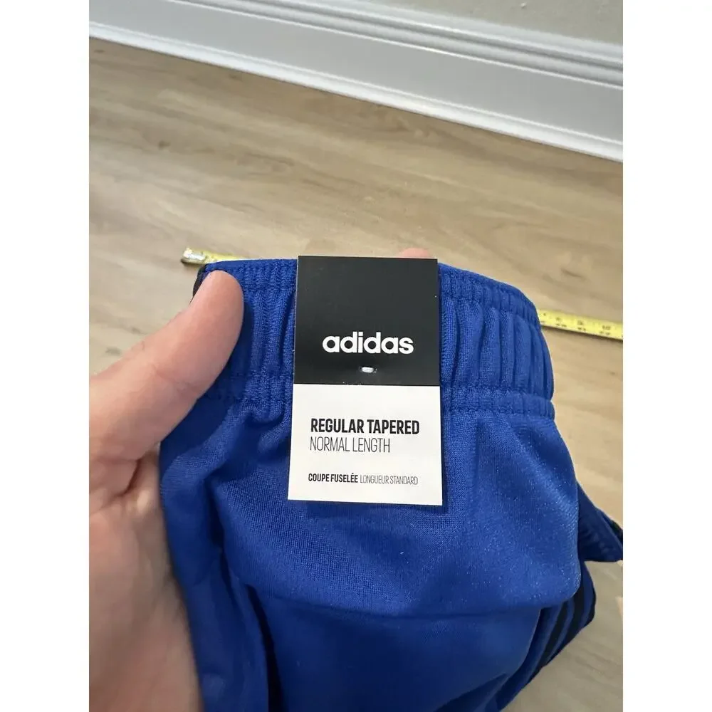 Adidas Essential Men's 3-Stripes Track Jacket Pants Collegiate Royal/Black 2XL